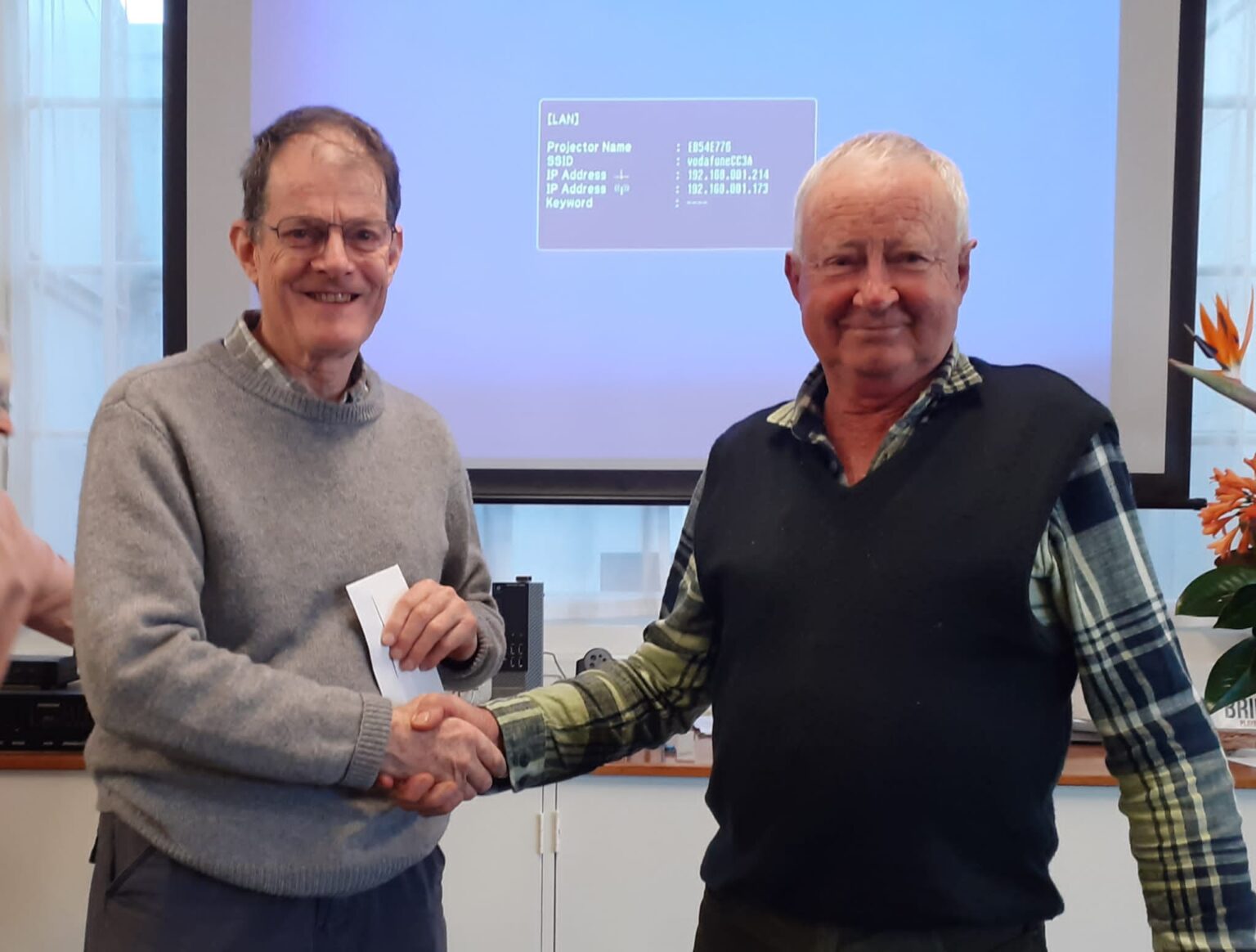 Session 1 Winners John Fergusson & Neal Phillips